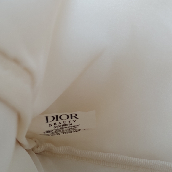 Christian Dior Cream Spring Flower Clutch Bag Pouch Limited Edition New In Box - Picture 11 of 11